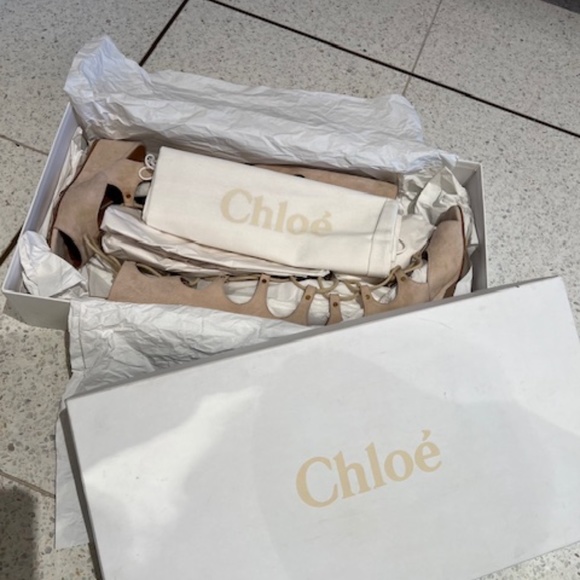 Chloe Gladiator Suede Sandal - Picture 9 of 12